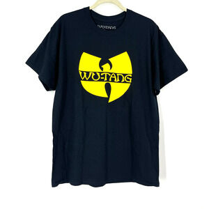 Wu-Tang Clan Official Band Tee Black Yellow 100% Cotton T-Shirt Medium